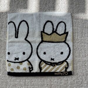 Miffy 70th Anniversary Towel with Crown Design